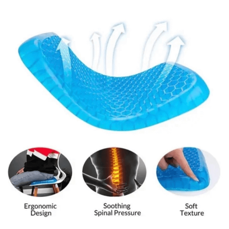 Gel Seat Cushion – Long-lasting Comfort