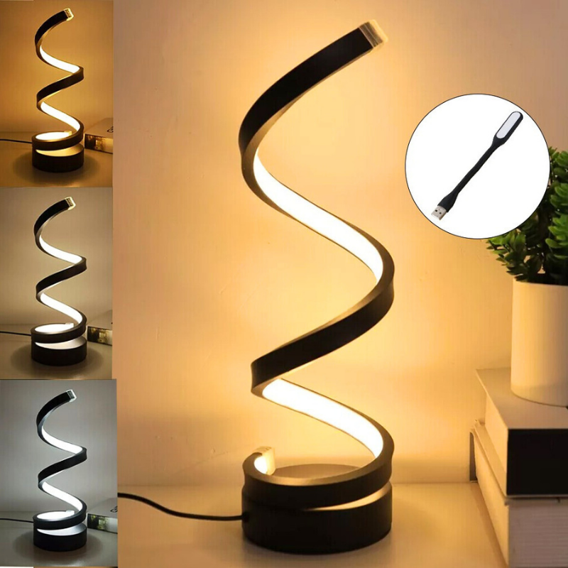 Spiral Lamp Dimmable - 3 Colour Modes
