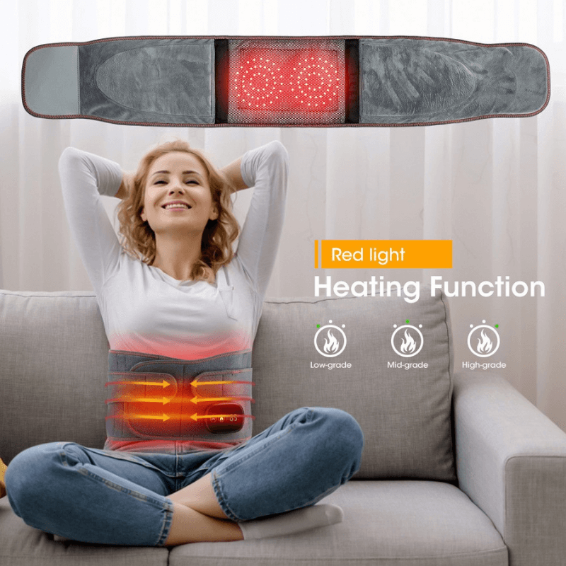 Heated Vibration Massage Belt – Lower Back