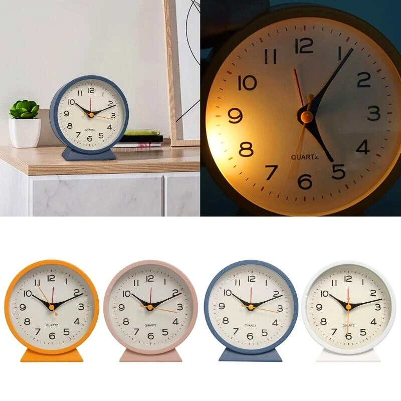 Silent Retro Alarm Clock - Non Ticking