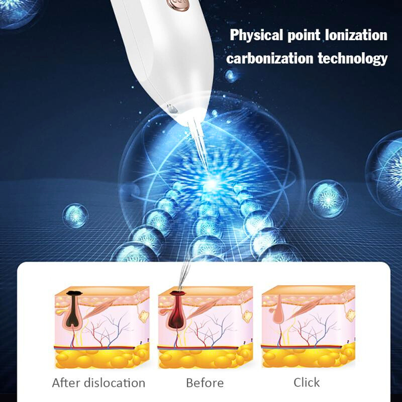 Precision Skin Tag Pen Pro - 9-Speed Ion Spot Remover with LED Light