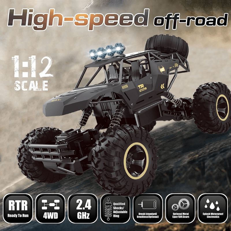 RC Truck – Multi-Terrain, 2.4GHz, 1:12 Scale