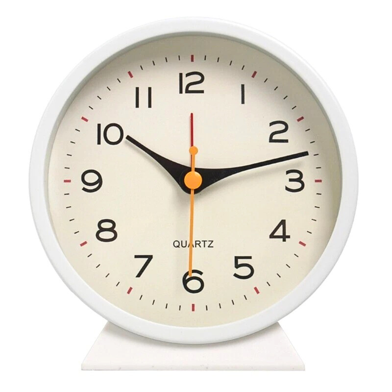 Silent Retro Alarm Clock - Non Ticking