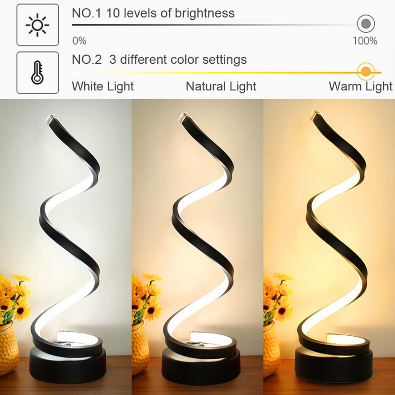 Spiral Lamp Dimmable - 3 Colour Modes