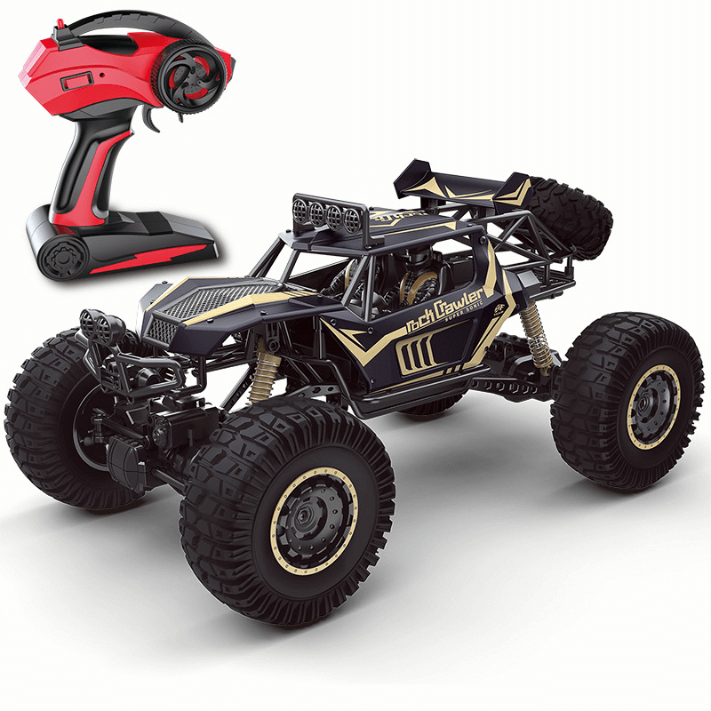Mega RC Truck – 1:8 Scale, 4WD Power - 3 Extra Batteries Included