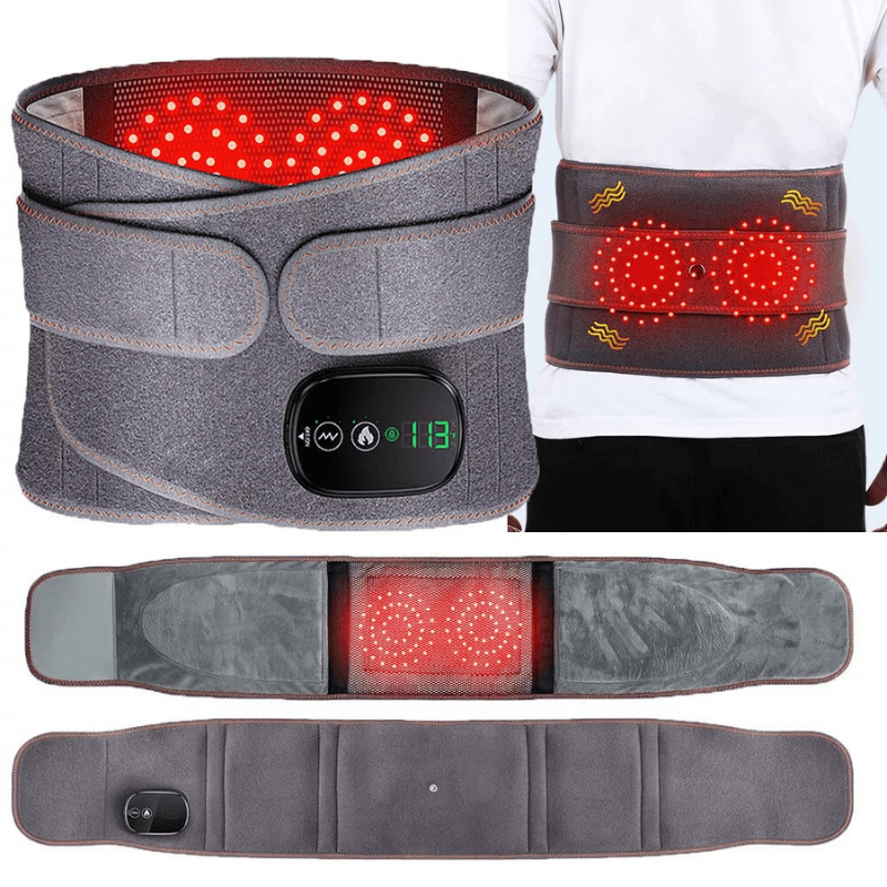 Heated Vibration Massage Belt – Lower Back