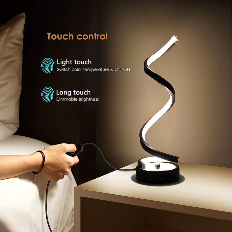 Spiral Lamp Dimmable - 3 Colour Modes