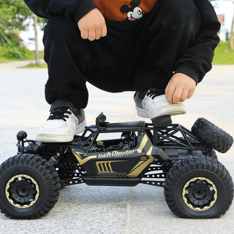 Mega RC Truck – 1:8 Scale, 4WD Power - 3 Extra Batteries Included