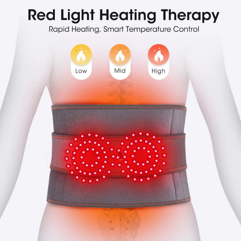 Heated Vibration Massage Belt – Lower Back