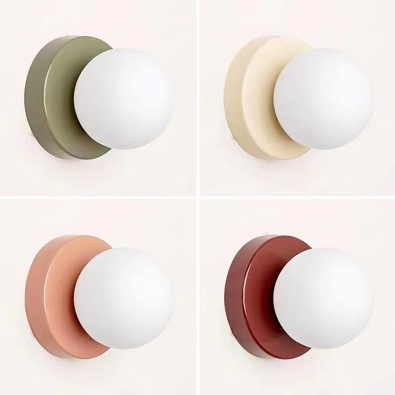 Macaron LED Wall Lamp - 12cm Diameter