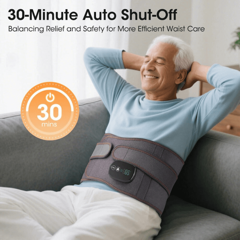 Heated Vibration Massage Belt – Lower Back