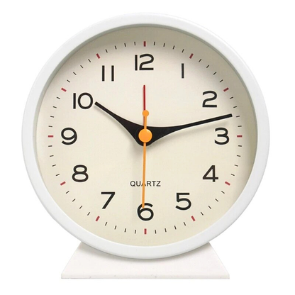 Silent Retro Alarm Clock - Non Ticking