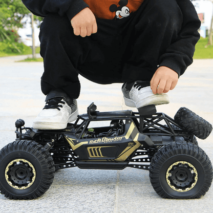 Mega RC Truck – 1:8 Scale, 4WD Power - 3 Extra Batteries Included