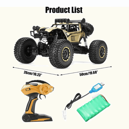 Mega RC Truck – 1:8 Scale, 4WD Power - 3 Extra Batteries Included