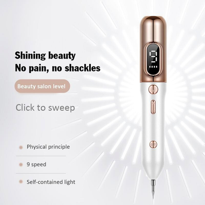 Precision Skin Tag Pen Pro - 9-Speed Ion Spot Remover with LED Light